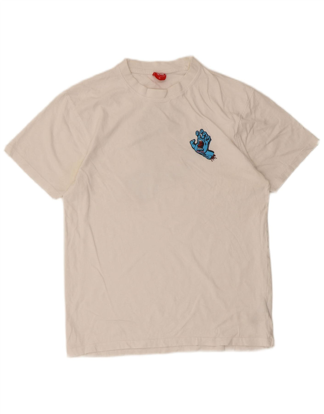 Santa Cruz T-Shirt Graphique Homme Blanc Moyen Coton