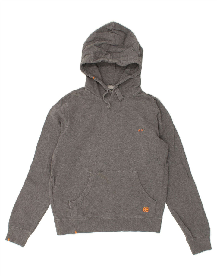 SUN68 Boys Hoodie Jumper 13-14 Years Grey Cotton Vintage Sun68 and Second-Hand Sun68 from Messina Hembry 