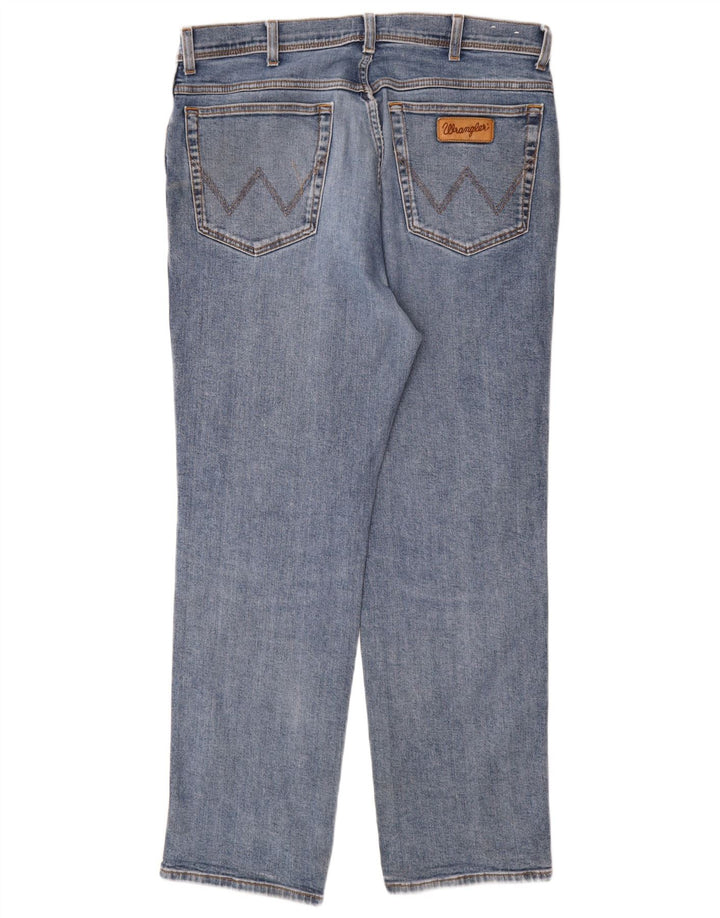 Wrangler Jean Droit Texas Homme W38 L32 Bleu Coton