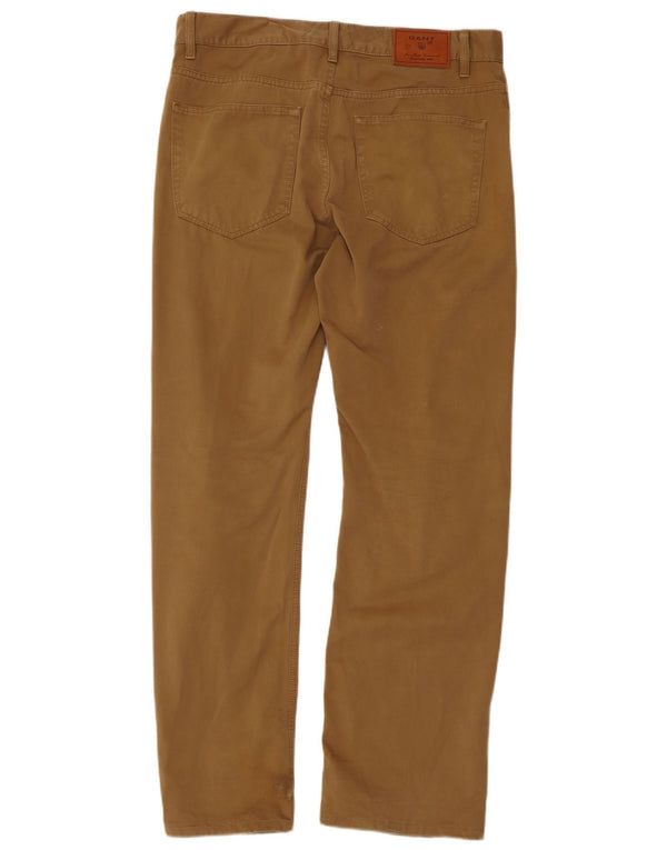 Gant Pantalon décontracté Jason Regular Fit W34 L34 Homme Beige Coton