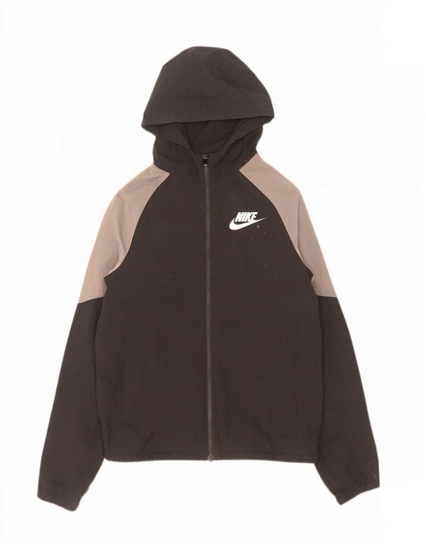 Adidas Veste de survêtement à capuche pour fille 13-14 ans XL Noir Colourblock