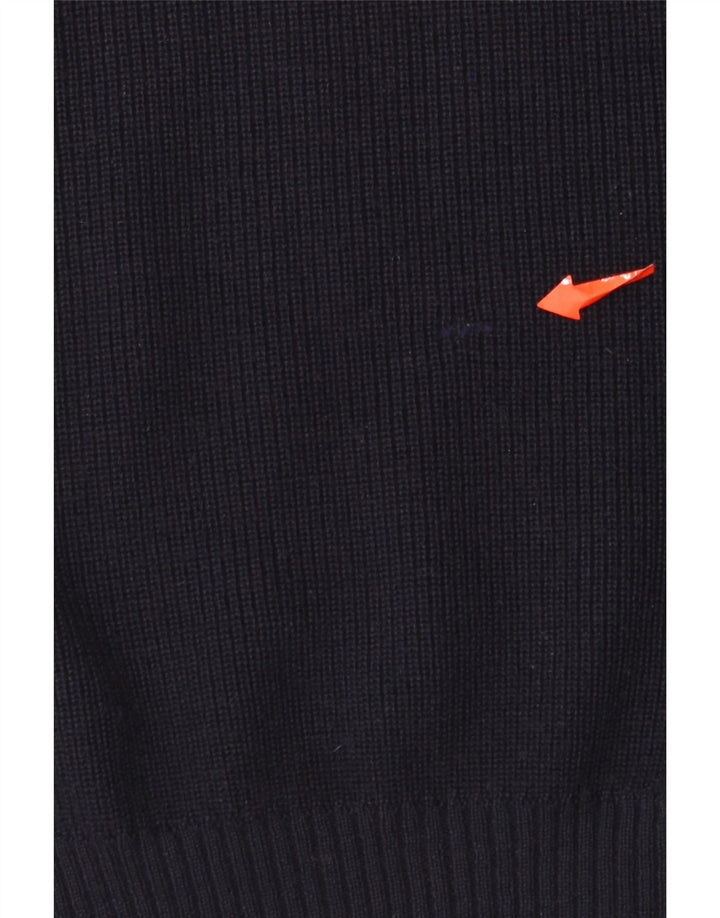 Explorer Pull col rond homme IT 50 laine bleu marine moyen