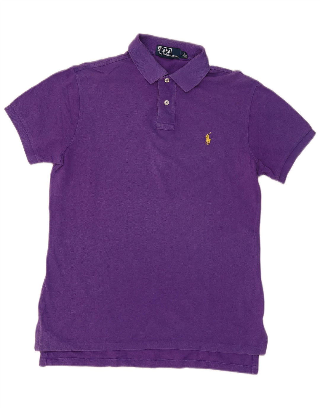 POLO RALPH LAUREN Polo sur mesure pour homme en coton violet moyen