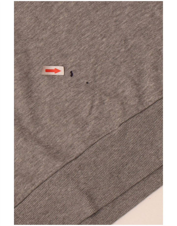 Jack & Jones Pull à Capuche Homme Gris Moyen Moucheté Coton