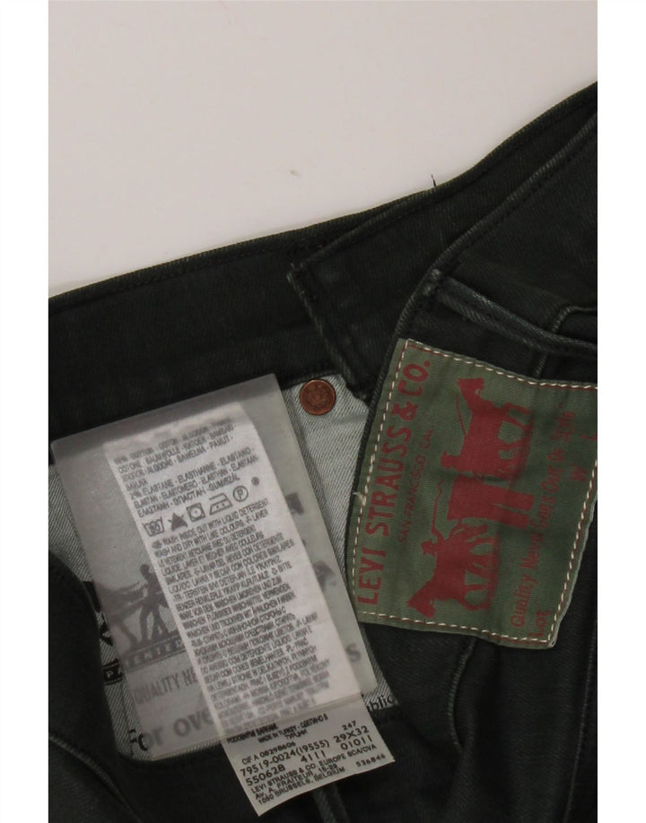 Levi's Jean Slim 511 Femme W29 L32 Vert Coton