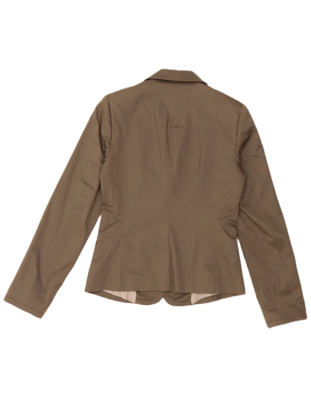 SISLEY Veste Blazer 2 Boutons Femme UK 8 Small Gris