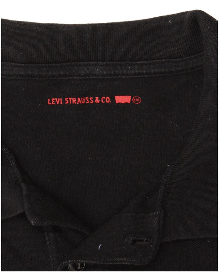 LEVI'S Polo Homme 2XL Noir Coton