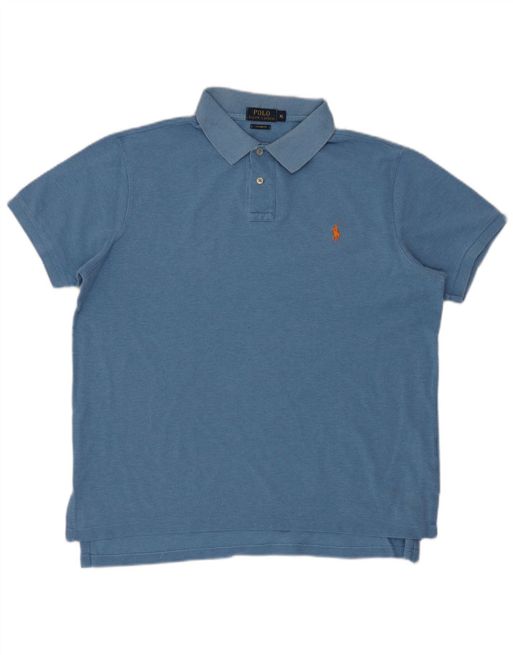 POLO RALPH LAUREN Polo sur mesure pour homme XL en coton bleu