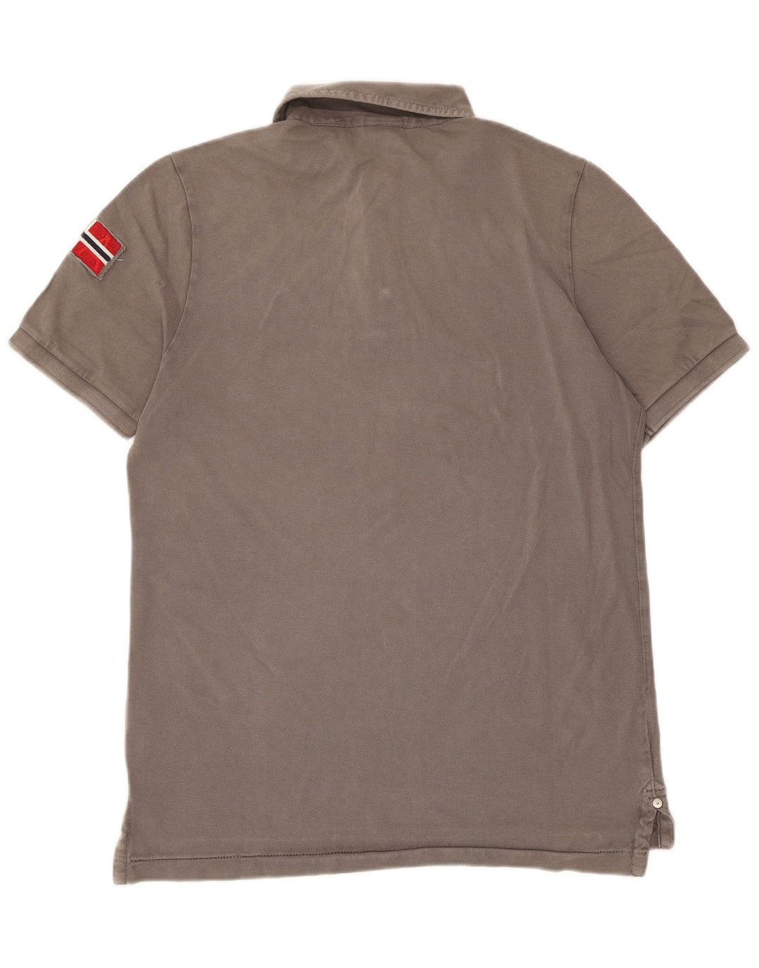 Napapijri Polo Homme Gris Moyen Coton