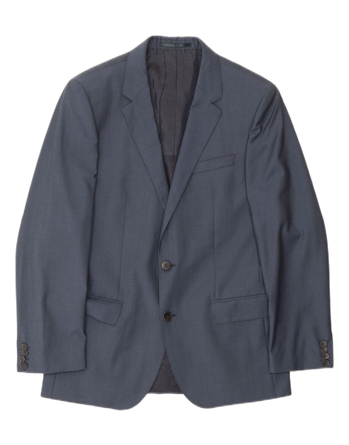 Hugo Boss Veste blazer à 2 boutons IT 48 en laine bleu marine moyen pour homme
