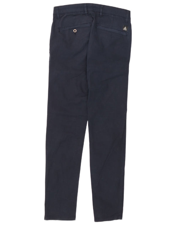 Zara Pantalon Chino Slim Homme EU 36 XS W29 L30 Bleu Marine