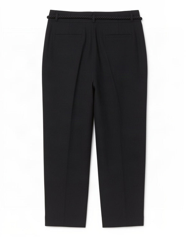 Marks & Spencer Pantalon court fuselé pour femme UK 14 Large W32 L25 Noir