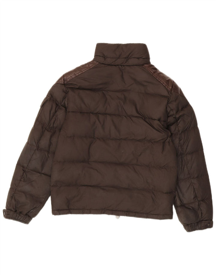 Moncler Veste matelassée garçon 11-12 ans Marron Polyester