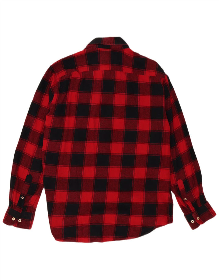 Carrera Homme Coupe Regular Chemise Flanelle XL Rouge Vichy Coton