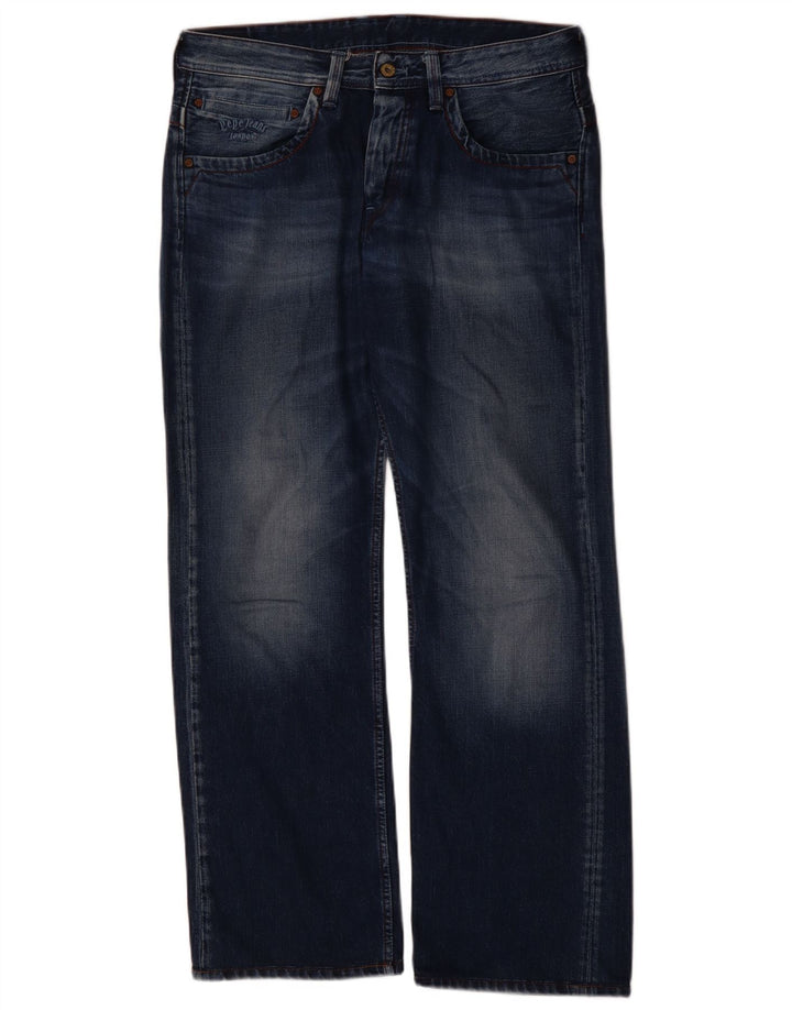 PEPE JEANS Jean droit homme W33 L34 bleu coton