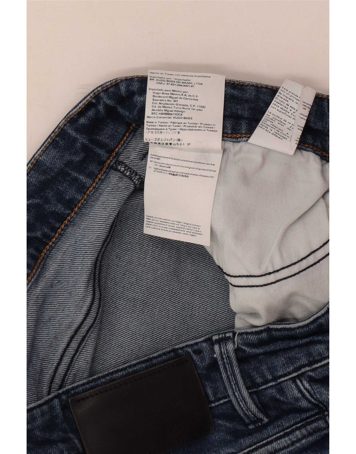 Hugo Boss Jean Slim W36 L32 Bleu Coton Homme