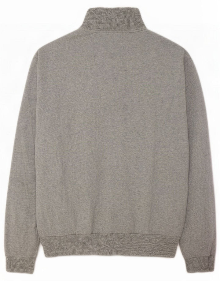 Freddy Veste de survêtement pour homme en coton moucheté gris moyen