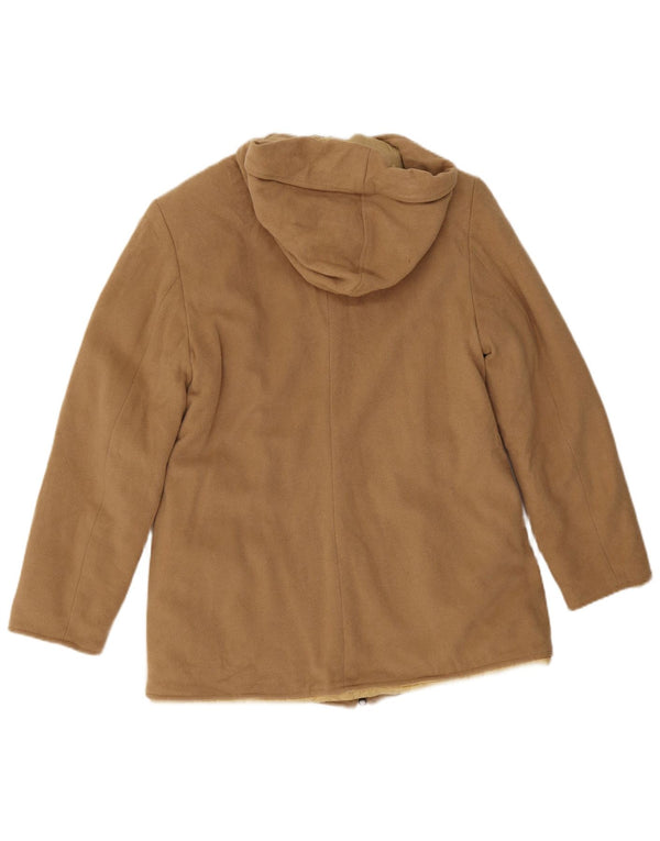 Guess Parka à capuche pour femme UK 14 Large Beige Nylon