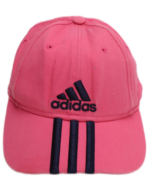 Adidas Casquette de baseball graphique pour fille Taille unique en coton rayé rose