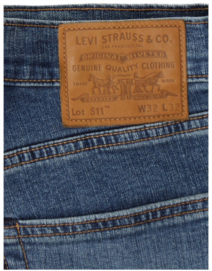 Levi's Jean Slim 511 Homme Bleu W32 L32 Coton