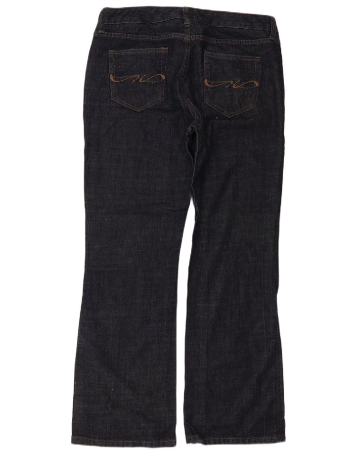 Tommy Hilfiger Jean bootcut pour femme US 10 Large W31 L30 Bleu marine Coton