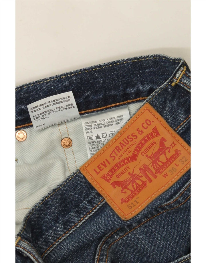 Levi's Jean Slim 511 Homme Bleu W36 L32 Coton