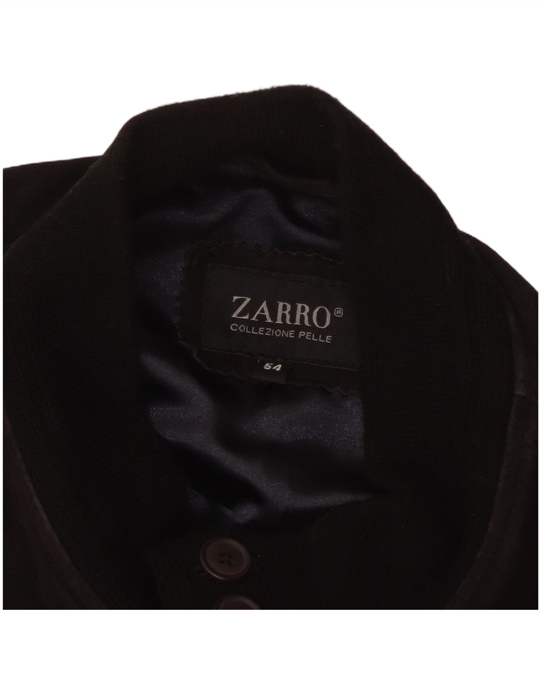 ZARRO Blouson Bomber En Daim Homme IT 54 2XL Cuir Noir
