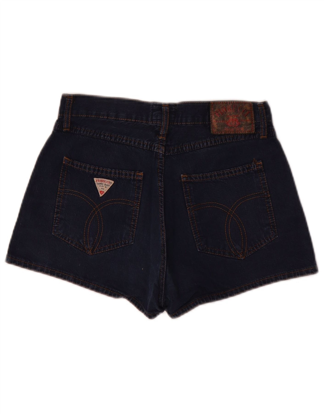 Fiorucci Short en jean femme W26 petit coton bleu marine