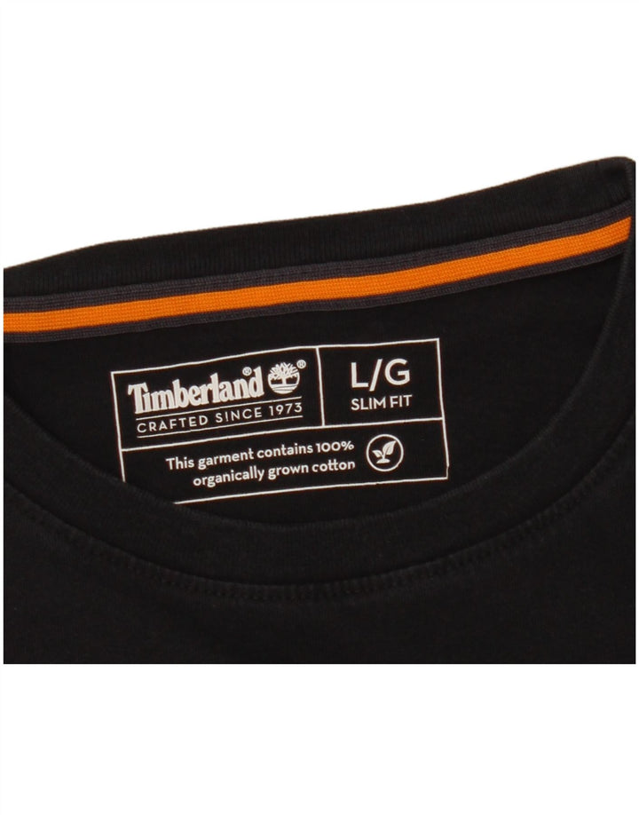 Timberland T-shirt slim fit pour hommes, grand noir