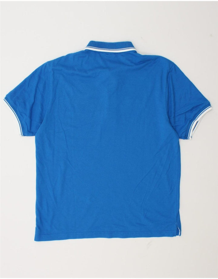 Champion Polo Graphique Homme Bleu Moyen Coton