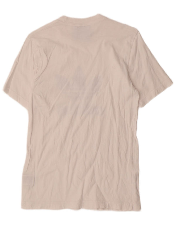 Adidas Mens Graphic T-Shirt Top XS Blanc Coton