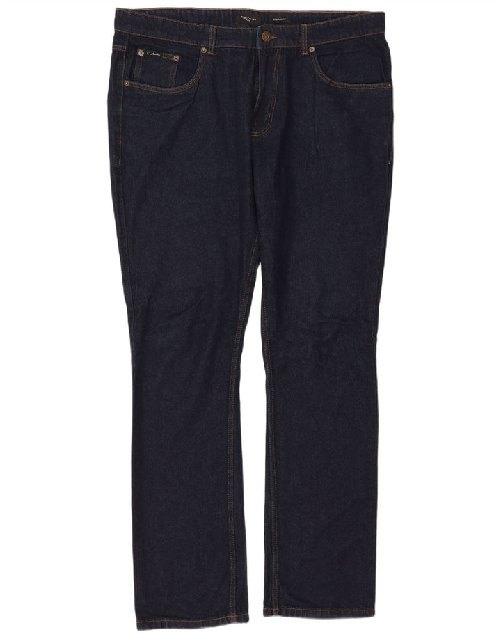 PIERRE CARDIN Jean Droit Paris Coupe Regular Homme W40 L33 Bleu Marine