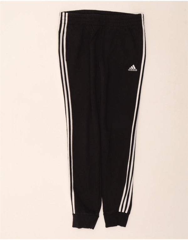 ADIDAS Pantalon de survêtement pour femme Joggers UK 12/14 Coton noir moyen