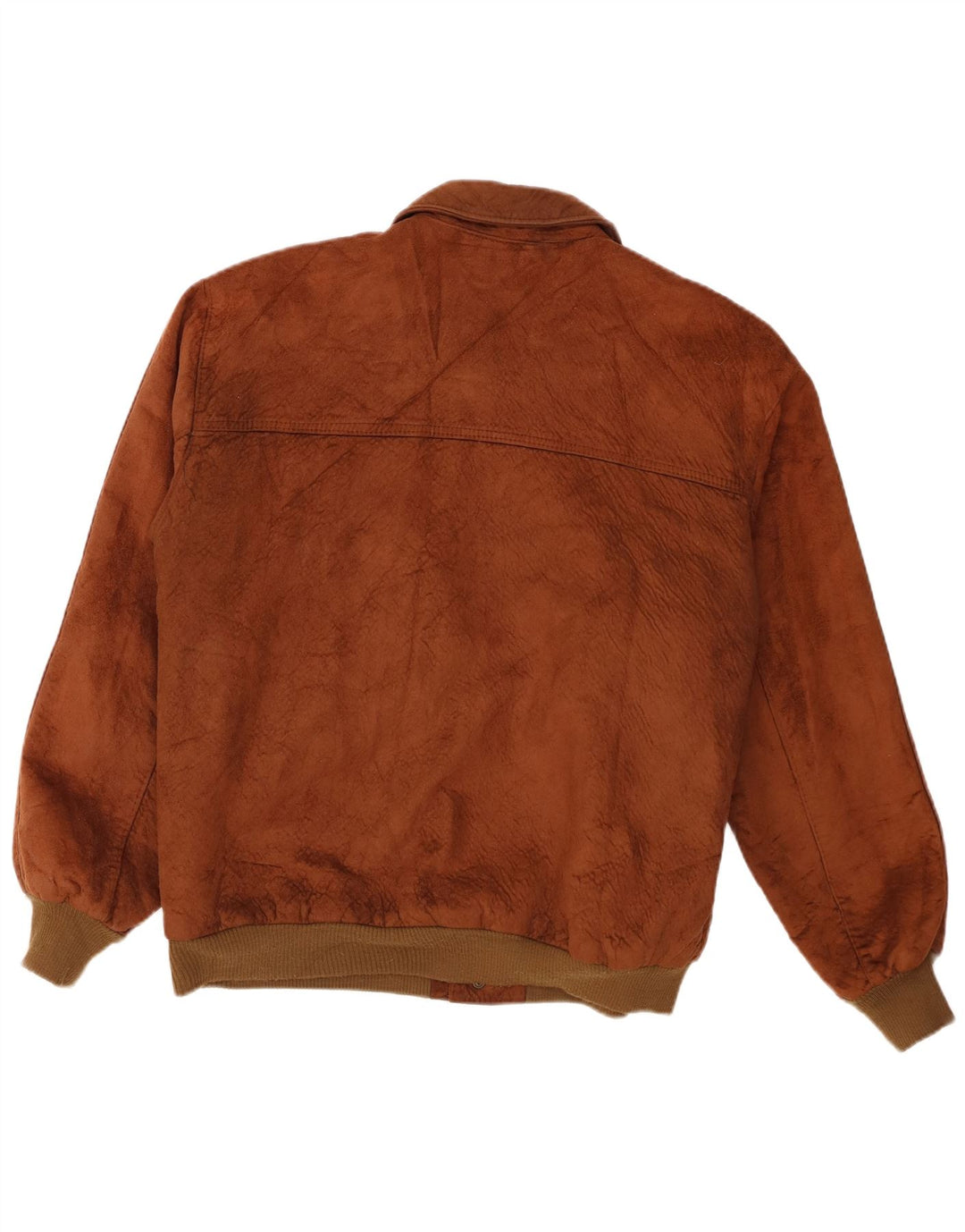 Alta Moda Veste Bomber en Daim pour Homme UK 42 XL Marron