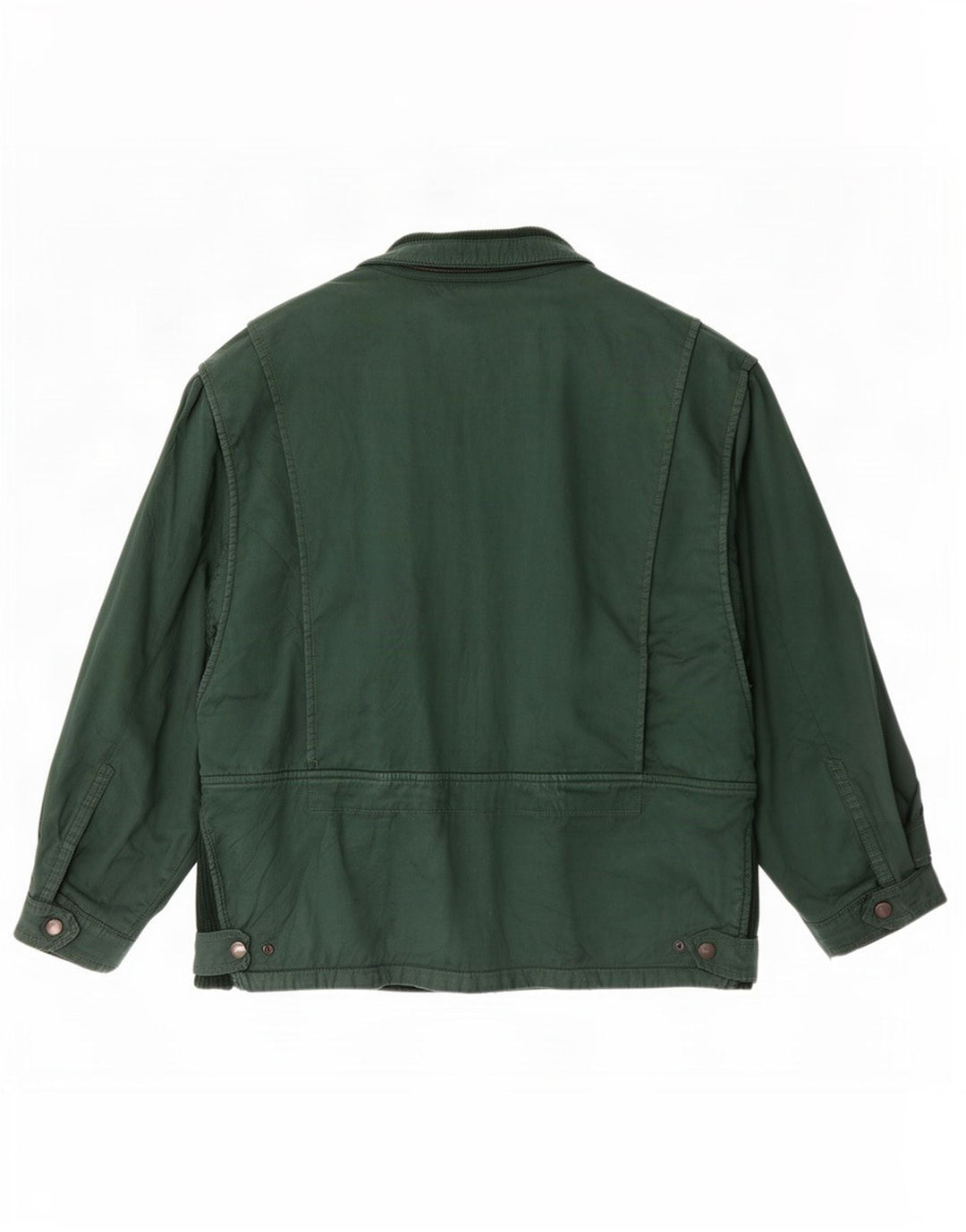 Marlboro Veste Bomber Homme IT 50 Large Vert Colorblock Coton