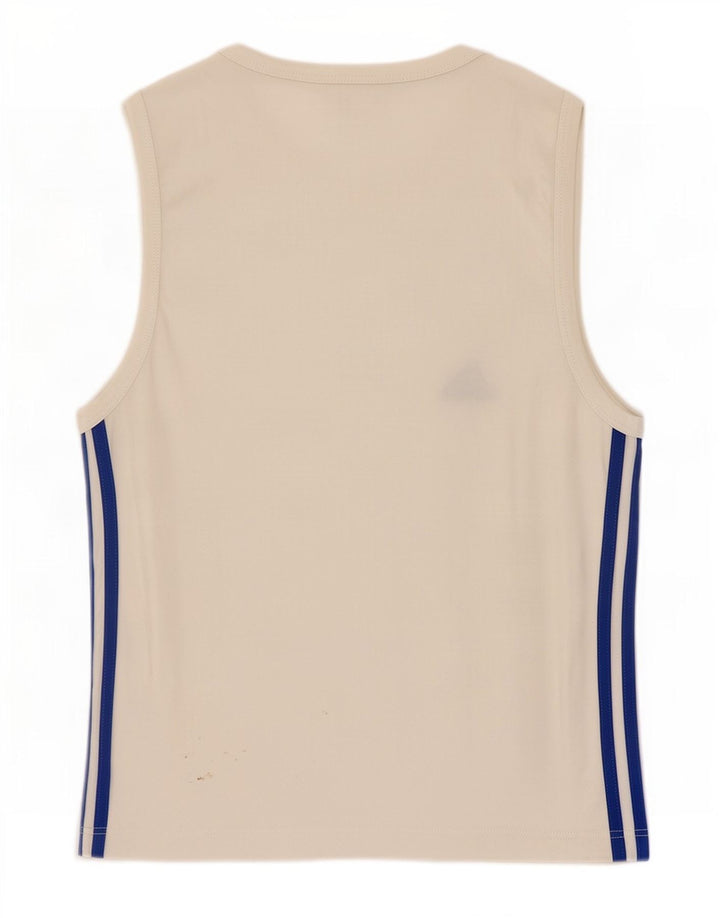 Adidas Débardeur pour homme UK 34/36 Petit Blanc