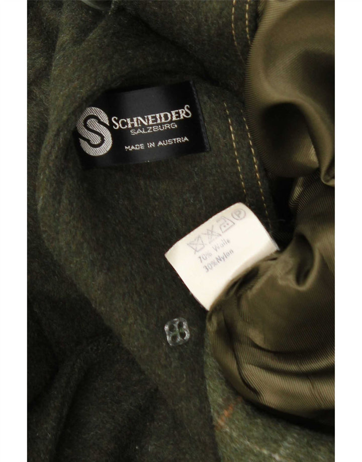 Schneiders Manteau pour homme UK 38 Laine kaki moyen