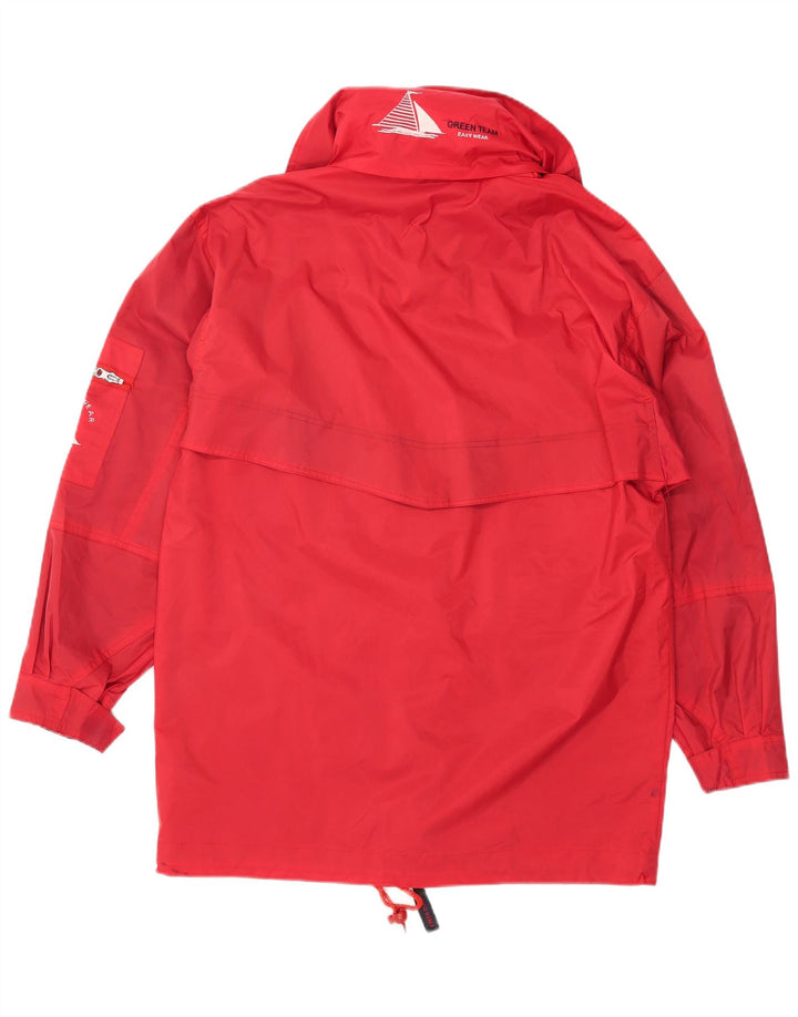 VINTAGE Veste coupe-vent homme UK 38 Polyamide rouge moyen