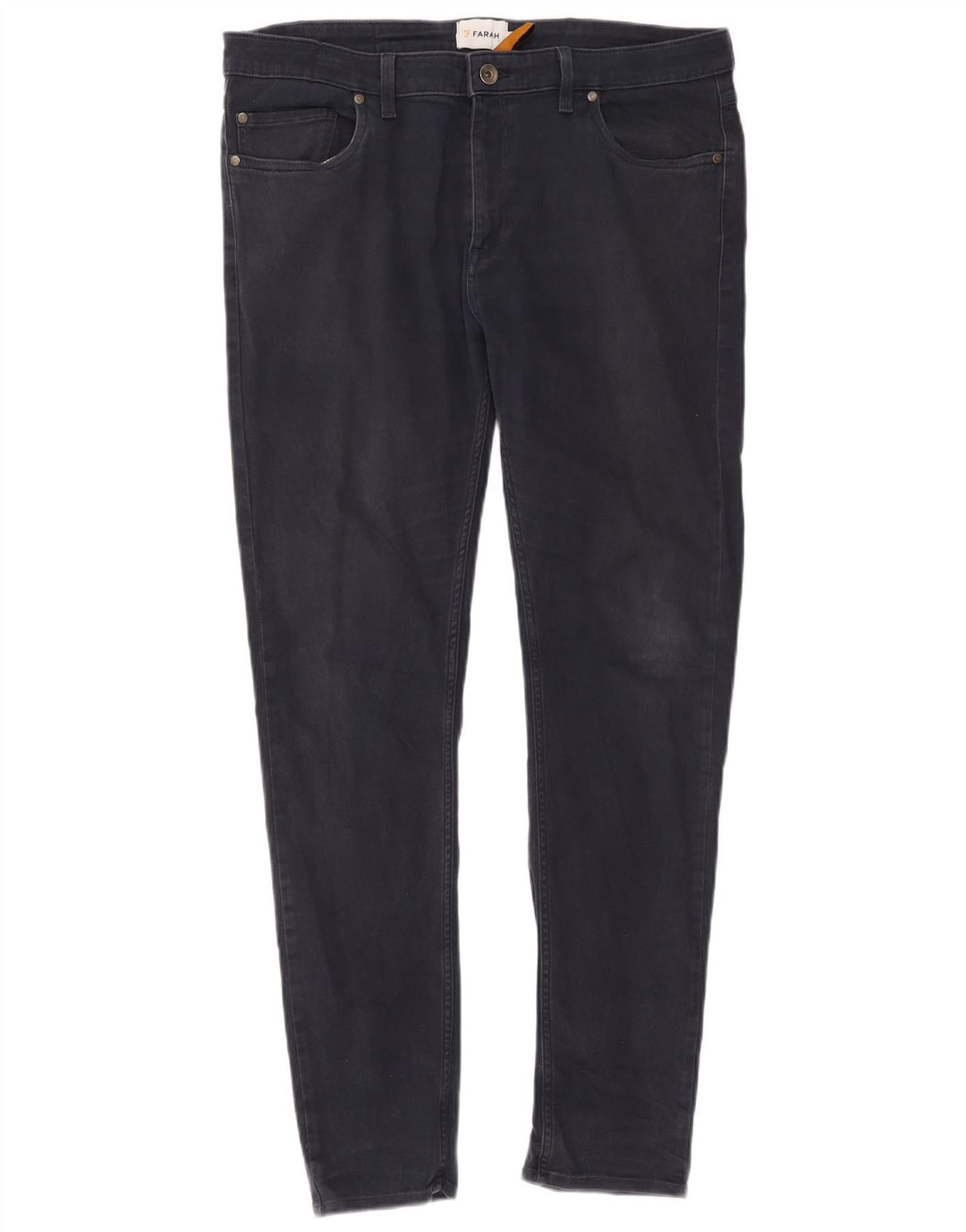 Farah Jean Slim Homme W36 L32 Bleu Marine Coton