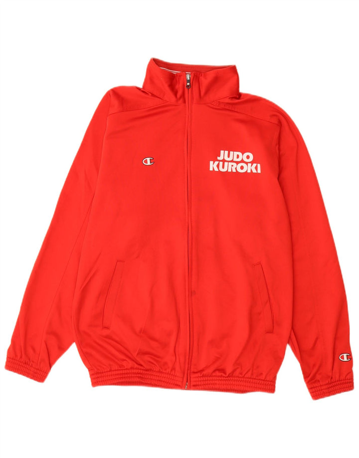 CHAMPION Veste de survêtement graphique Judo Kuroki pour garçon 13-14 ans XL Rouge