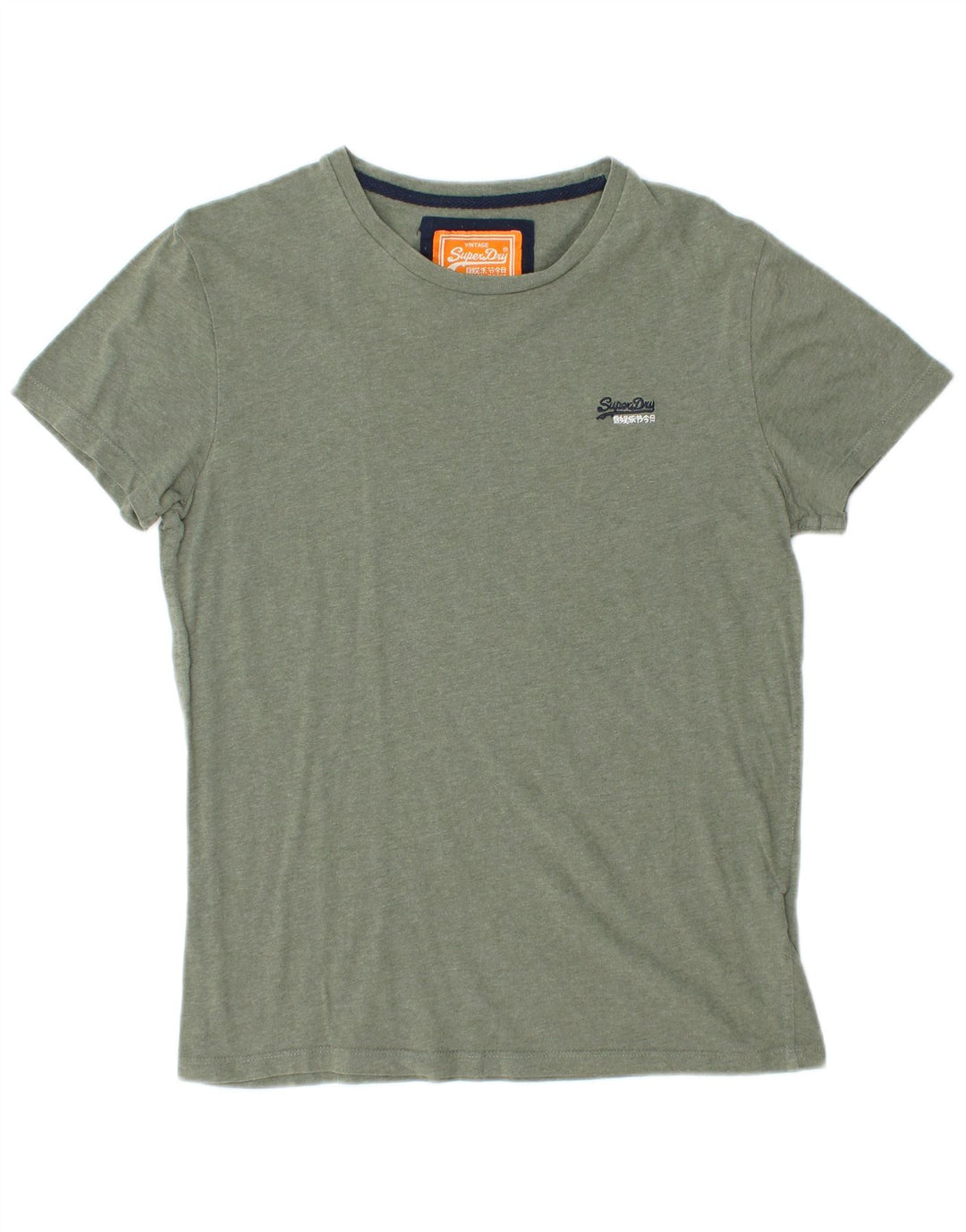 Superdry T-Shirt Homme Petit Vert Coton