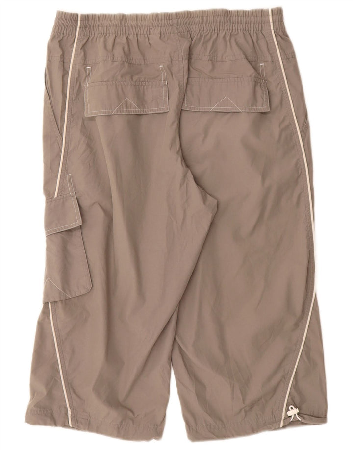 Adidas Pantalon de Survêtement Capri Cargo Homme Gris Moyen Polyester