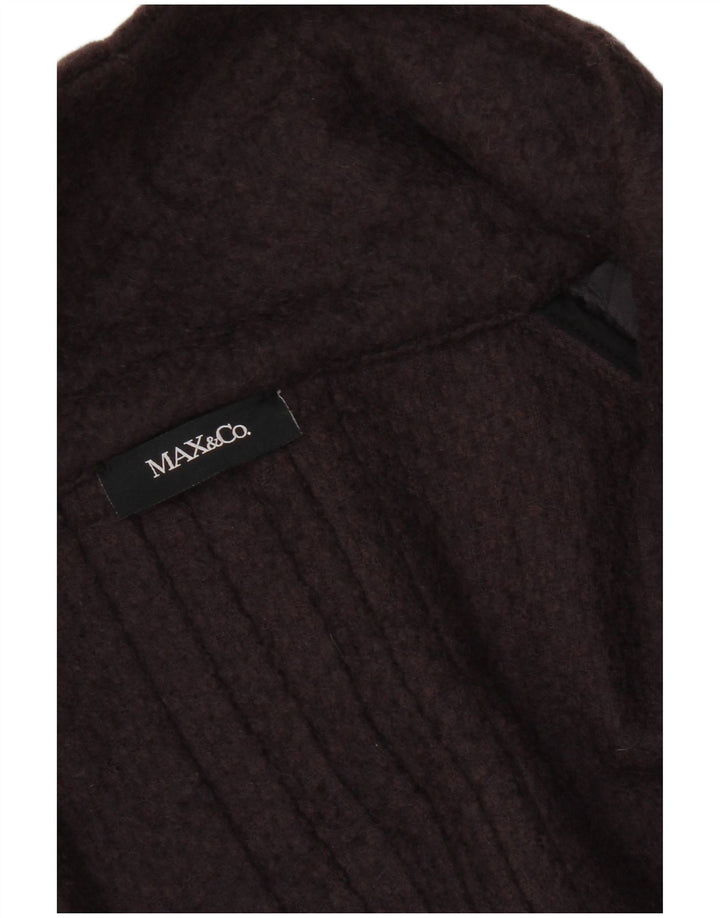 Max & Co. Pardessus à manches courtes pour femme UK 14 Violet moyen