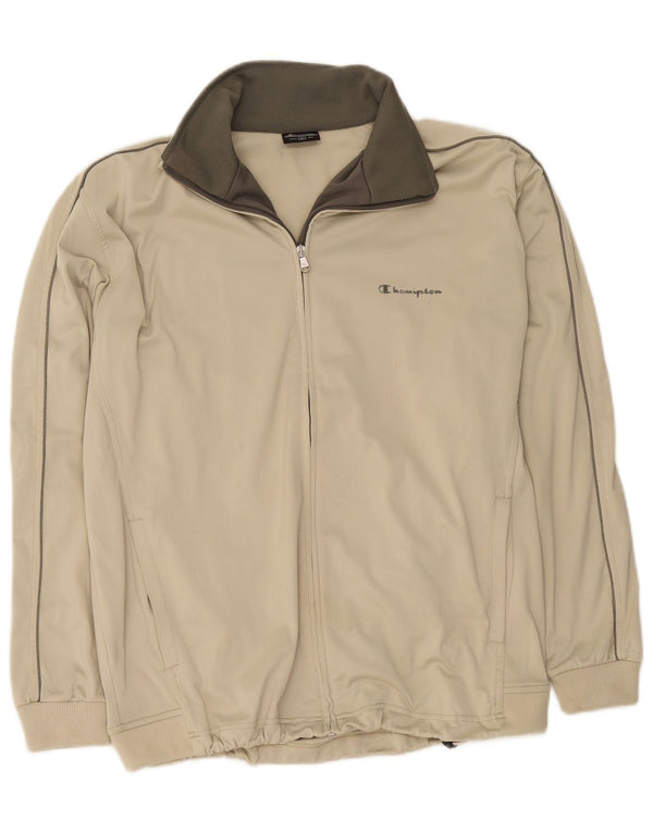 Champion Veste de Survêtement Homme Vert Moyen Polyester