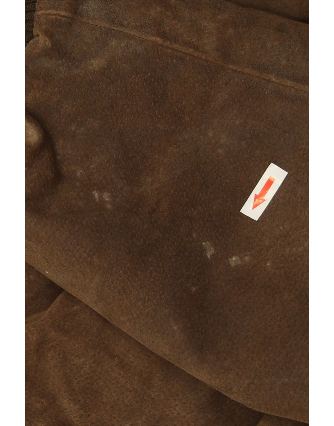 vintage Mens Graphic Flight Aviator Jacket UK 38 Brun Moyen