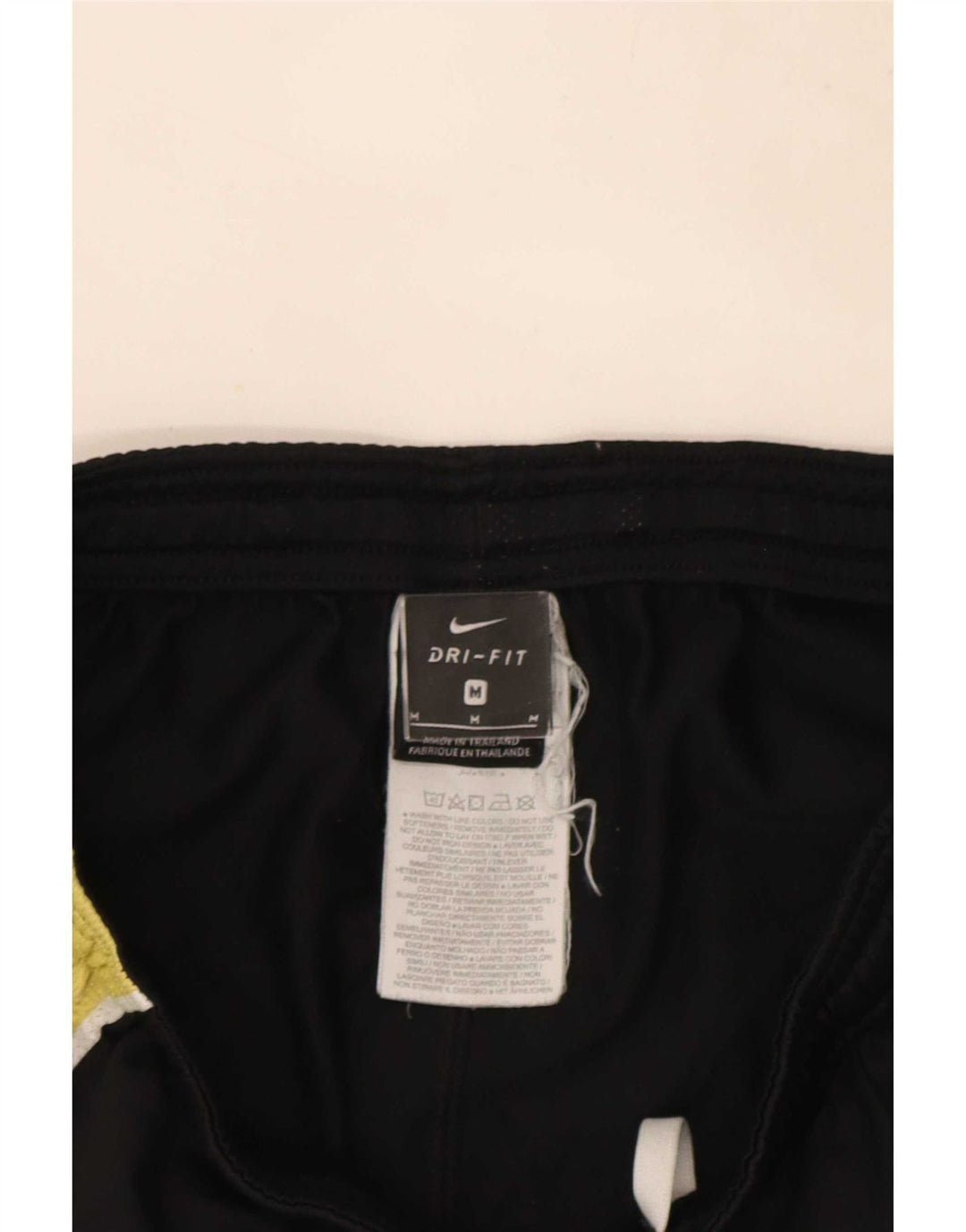 Nike Short de sport Dri Fit pour homme en polyester color block noir moyen