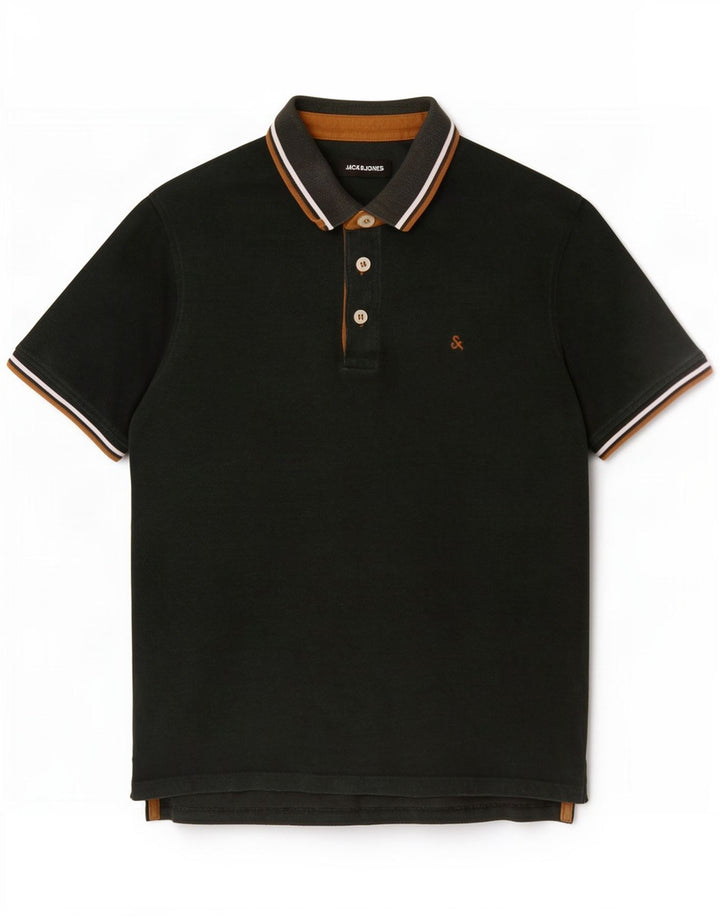 Jack & Jones Polo Homme Petit Vert Coton