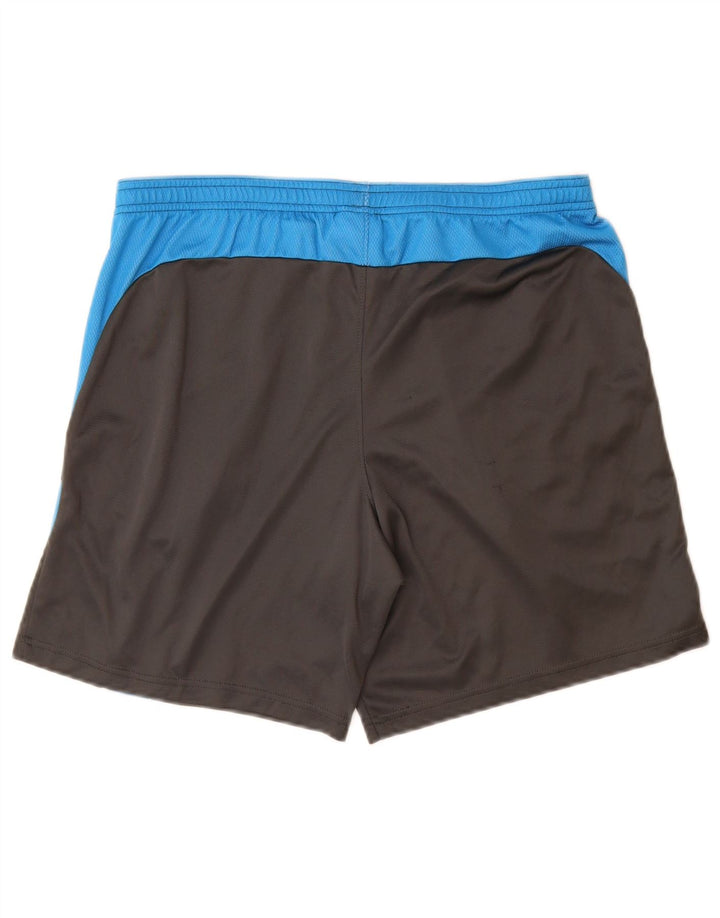 Nike Short de sport Dri Fit pour homme en polyester color block Noir Taille L