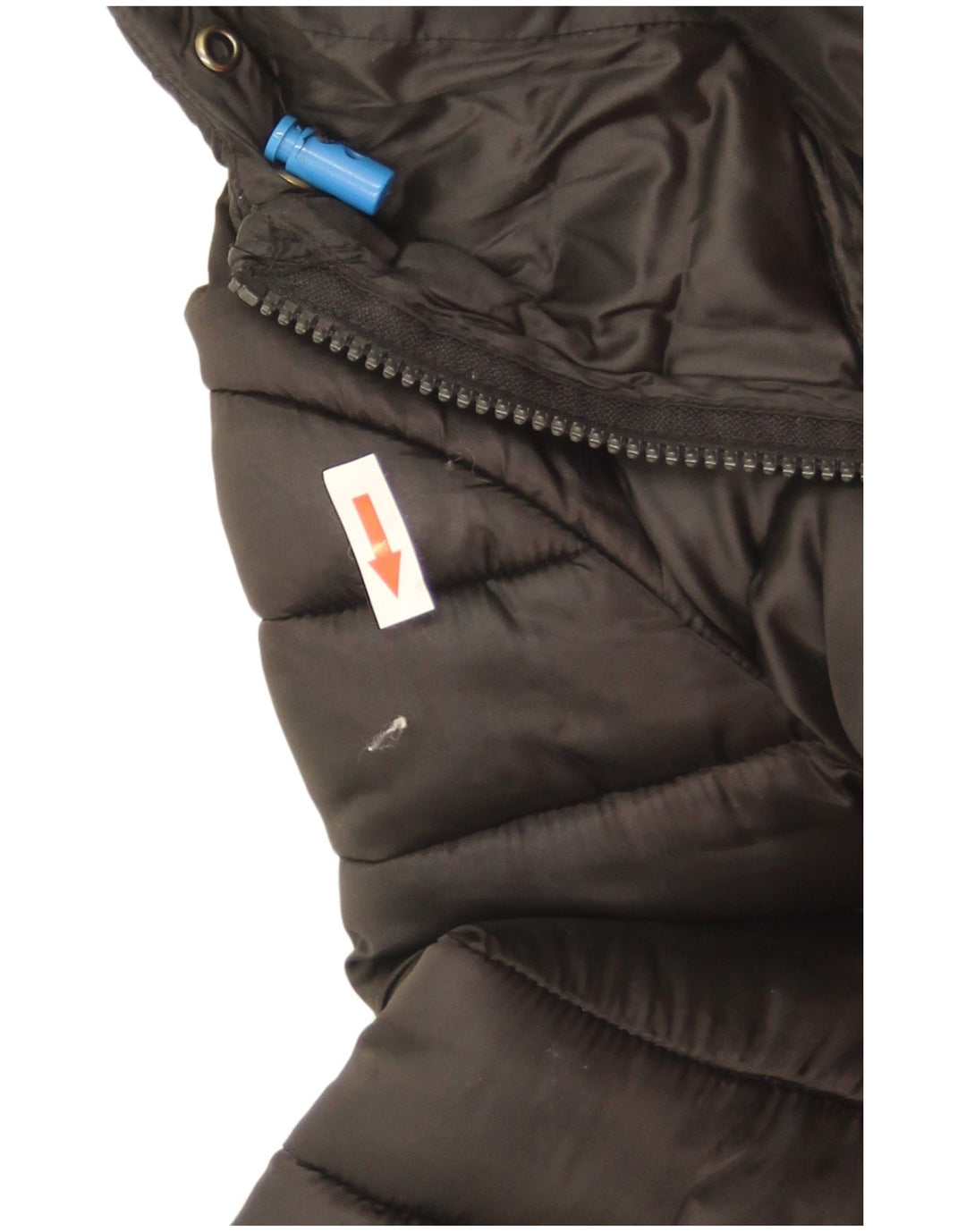 Invicta Veste matelassée à capuche pour femme UK 16 Large Noir Polyamide
