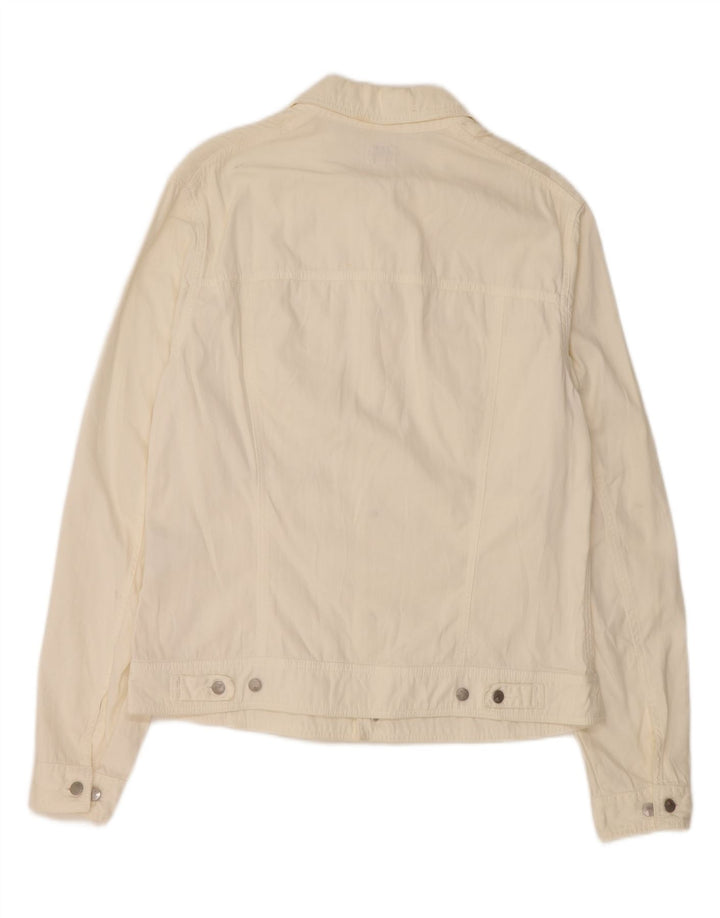 CALVIN KLEIN Veste en jean pour homme UK 38 Coton blanc moyen